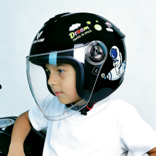 VRECASE Casco Infantil Tipo Jet Dream Space