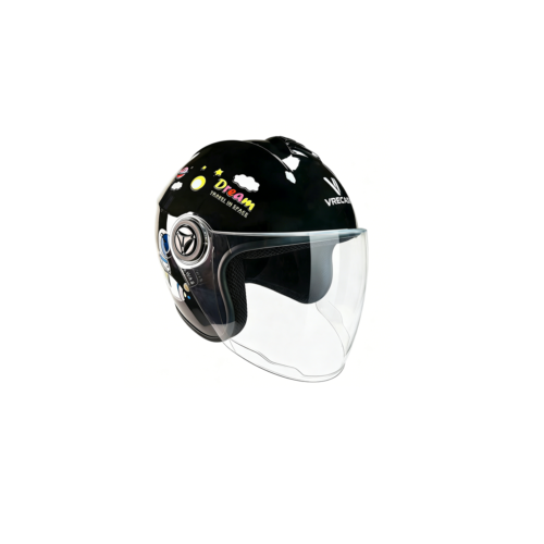 VRECASE Casco Infantil Tipo Jet Dream Space