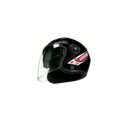 Casco Integral VRECASE Certificado DOT con Doble Visor Abatible Negro Mate