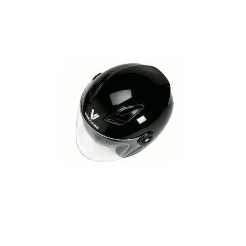 Casco Integral VRECASE Certificado DOT con Doble Visor Abatible Negro Mate