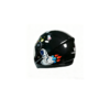 Casco Integral Infantil VRECASE para Niño y Niña con Visor Ajustable Negro Mate/Rosa Brillante