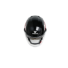 Casco VRECASE negro de verano con visera antirreflejos de doble capa