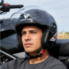 Casco Integral VRECASE Certificado DOT con Doble Visor Abatible Negro Mate