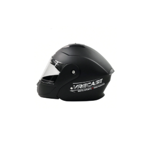 Casco Integral Para Moto VRECASE DOT Abatible Doble Visera Protección Motociclista Negro