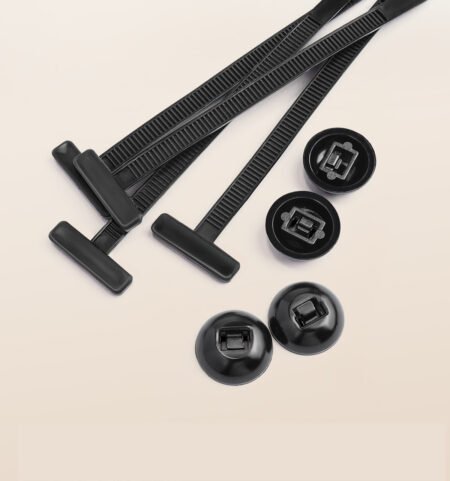 Cinchos de Nylon Negros 50 Piezas – Bridas Multiusos Resistentes para Cableado, Hogar, Jardín y Oficina