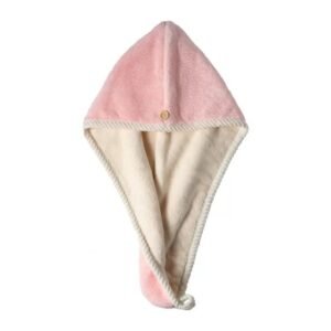 2 Toallas de Microfibra para Cabello – Súper Absorbentes, Secado Rápido, Turbante para Cabello, Rosa y Azul