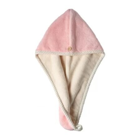 2 Toallas de Microfibra para Cabello – Súper Absorbentes, Secado Rápido, Turbante para Cabello, Rosa y Azul