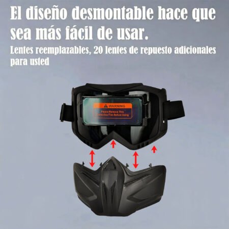 Careta para Soldar Automática con Oscurecimiento Inteligente – Máscara de Soldadura Profesional de Alta Protección
