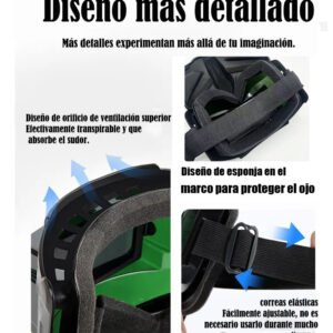 Careta para Soldar Automática con Oscurecimiento Inteligente – Máscara de Soldadura Profesional de Alta Protección