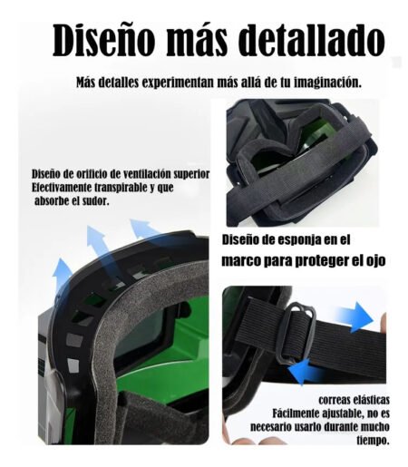 Careta para Soldar Automática con Oscurecimiento Inteligente – Máscara de Soldadura Profesional de Alta Protección