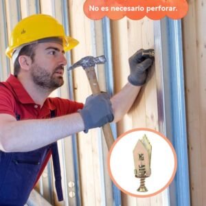 Anclajes de Expansión para Concreto de Acero Galvanizado – Pernos de Fijación para Muro, Ladrillo y Cemento (40 o 80 Piezas)