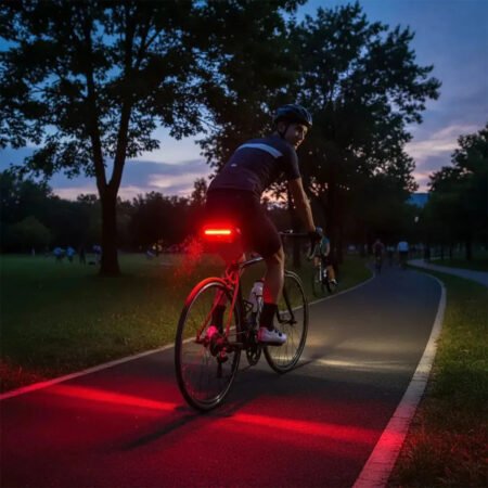 Asiento de Bicicleta Ergonómico Impermeable con Luz Trasera USB y Funda para Lluvia | Sillín Cómodo para MTB, Ruta y Bicicleta Urbana