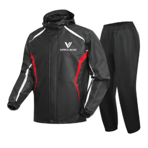 Impermeable para Moto VRECASE con Pantalón – Traje de Lluvia de Tela Oxford Impermeable