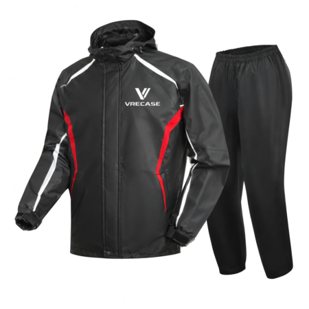 Impermeable para Moto VRECASE con Pantalón – Traje de Lluvia de Tela Oxford Impermeable