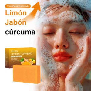 Jabón en Barra Lotlash con Cúrcuma y Ácido Kójico (2 o 3 Piezas) – Limpiador Facial y Corporal 150 g