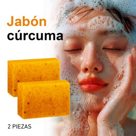 Jabón en Barra Lotlash con Cúrcuma y Ácido Kójico (2 o 3 Piezas) – Limpiador Facial y Corporal 150 g