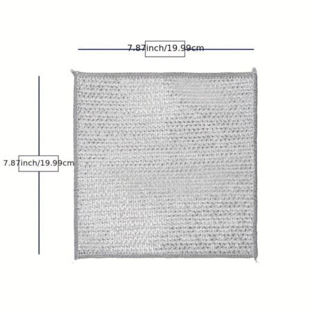 20 Paños de Limpieza de Acero Inoxidable – Estropajos Reutilizables para Platos, Ollas, Sartenes y Cocina