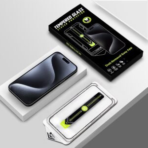 2 Micas de Cristal Templado HD para iPhone 13 – Protector de Pantalla 9H con Kit de Instalación sin Polvo