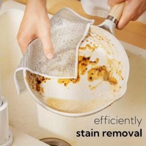20 Paños de Limpieza de Acero Inoxidable – Estropajos Reutilizables para Platos, Ollas, Sartenes y Cocina