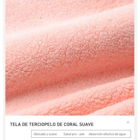 2 Toallas de Microfibra para Cabello – Súper Absorbentes, Secado Rápido, Turbante para Cabello, Rosa y Azul
