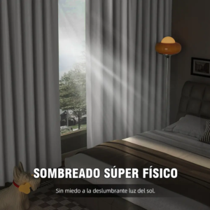 3 FOZOVAR Cortinas Blackout 160x214 cm para Ventana, 2 Paneles Opacos para Dormitorio y Sala