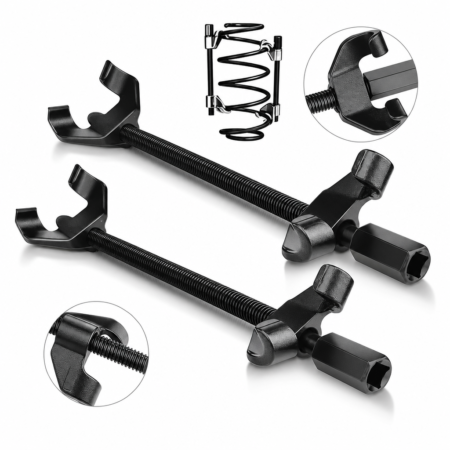 重制1 Compresor de Resortes para Amortiguador 27 cm, Juego de 2 Opresores de Resorte de Suspensión VRECASE